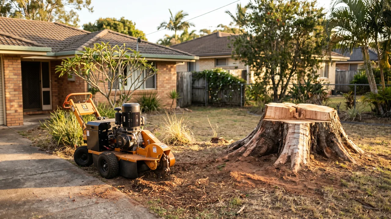 Can You Grind a Stump Yourself, or Should You Call a Pro? in Chelmer