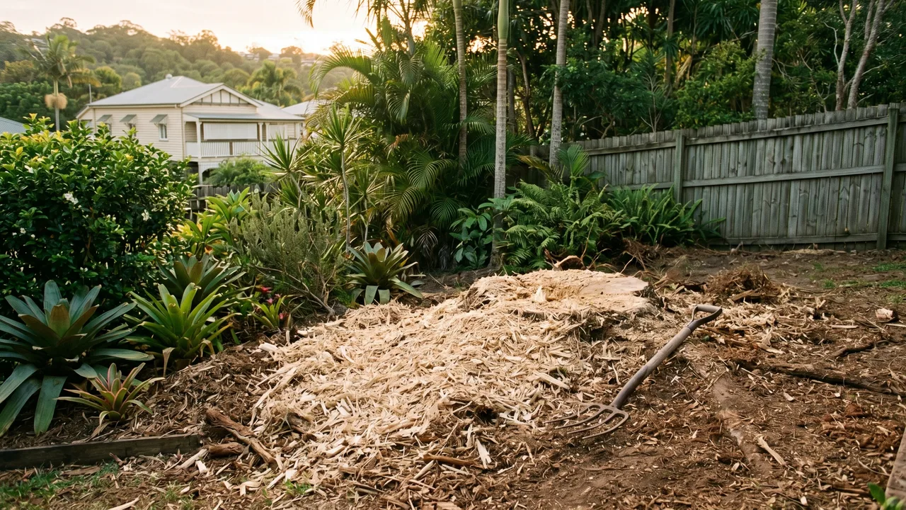 What Should You Do With the Wood Chips After Stump Grinding? in Chelmer
